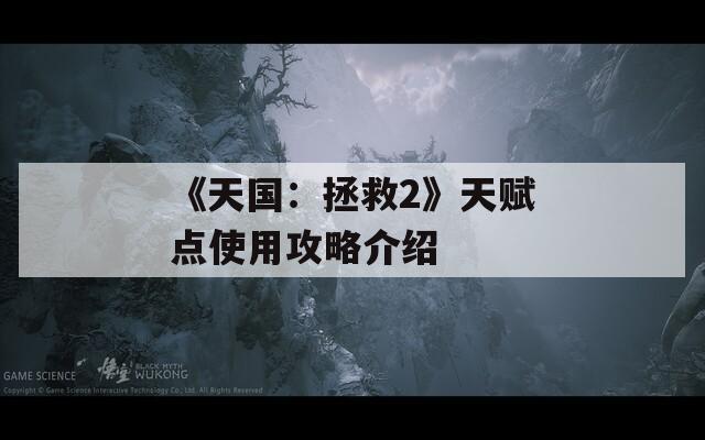 《天国：拯救2》天赋点使用攻略介绍  第1张