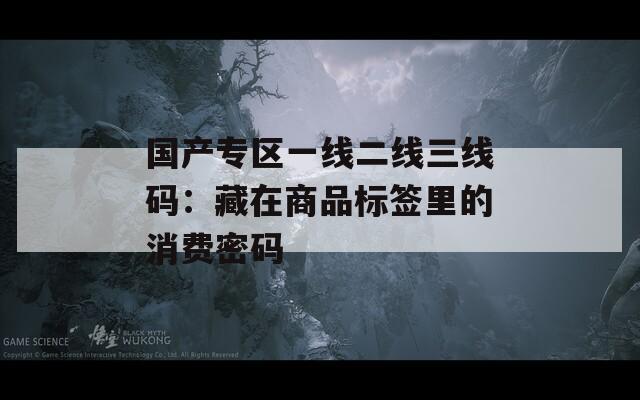 国产专区一线二线三线码：藏在商品标签里的消费密码
